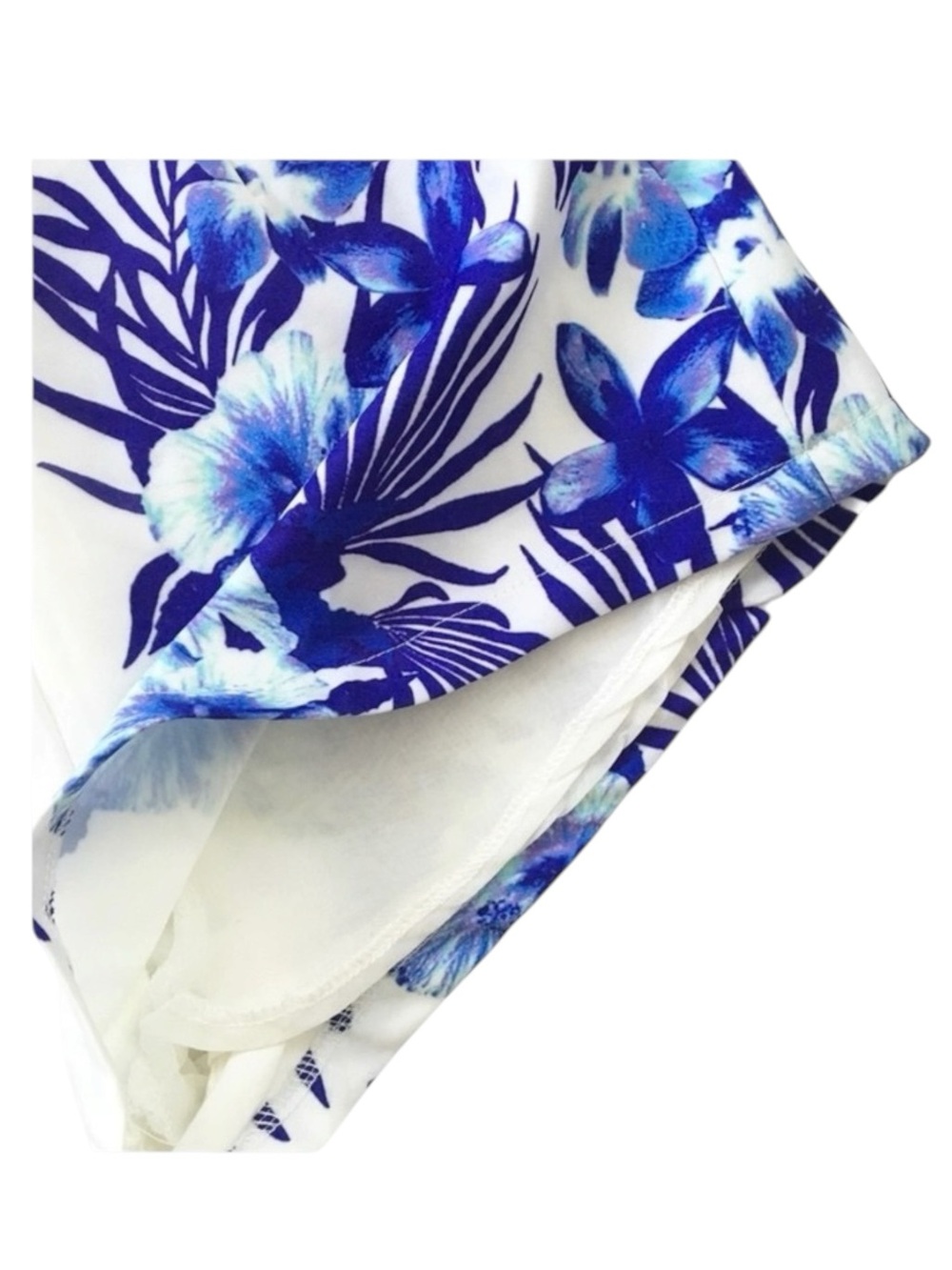 new LF into ❦ Chic Hibiscus Print Shorts ❦ Bright Amethyst Colorful Floral ❦ 6 - Picture 13 of 16